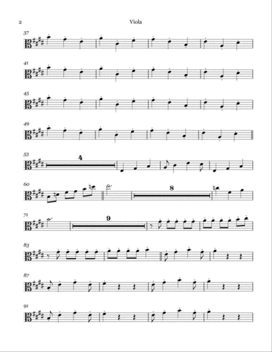 Fiesta La Posada Fiesta La Posada Large Ensemble scores gallery preview page 2