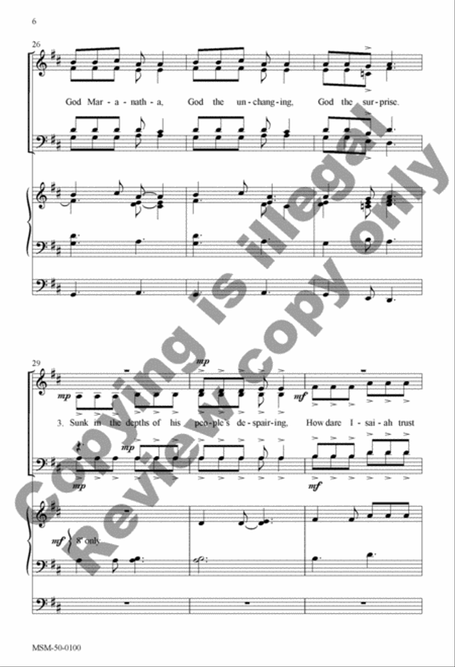 Advent Carol Divisi scores gallery preview page 20