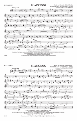 Book cover for Black Dog: 1st B-flat Clarinet