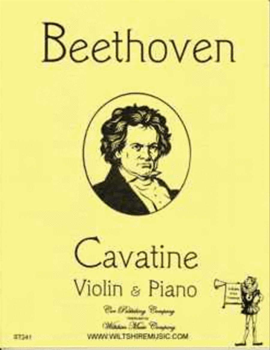 Cavatine Violin Solo scores gallery preview page 1
