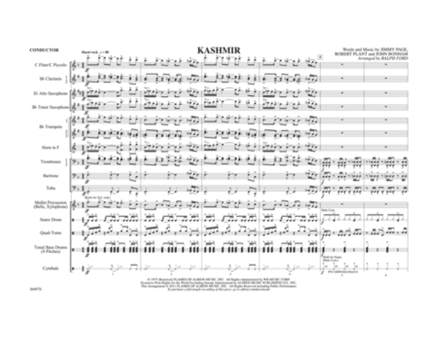 Kashmir Kashmir Marching Band scores gallery preview page 9