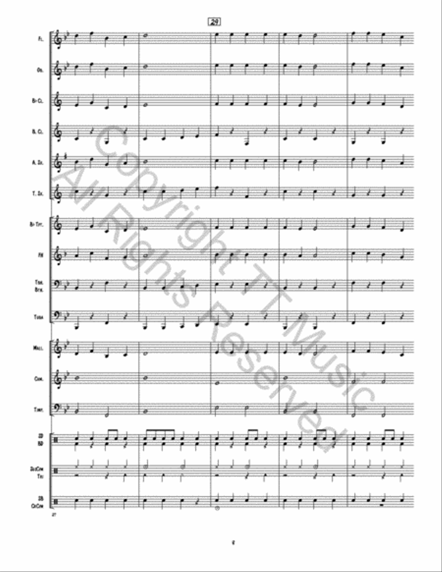 Christmas Concert 2 for 1 Concert Band scores gallery preview page 9