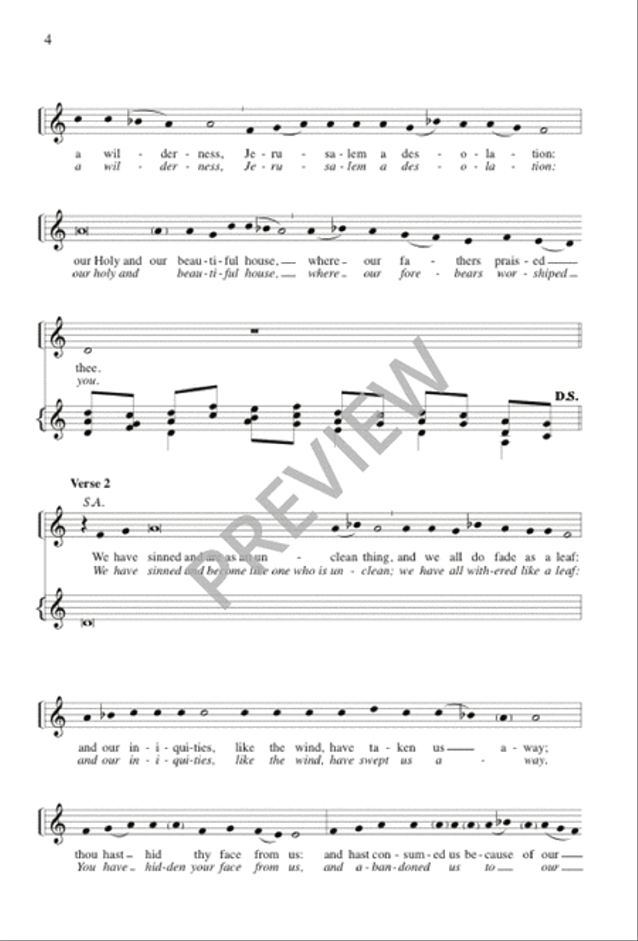 An Advent Processional 2-Part scores gallery preview page 4