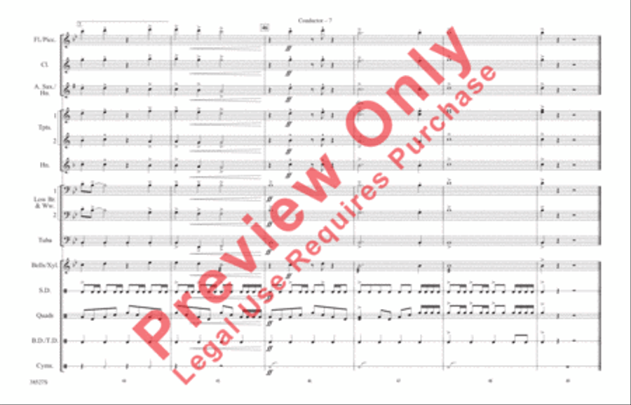 Jump Jump Marching Band scores gallery preview page 8