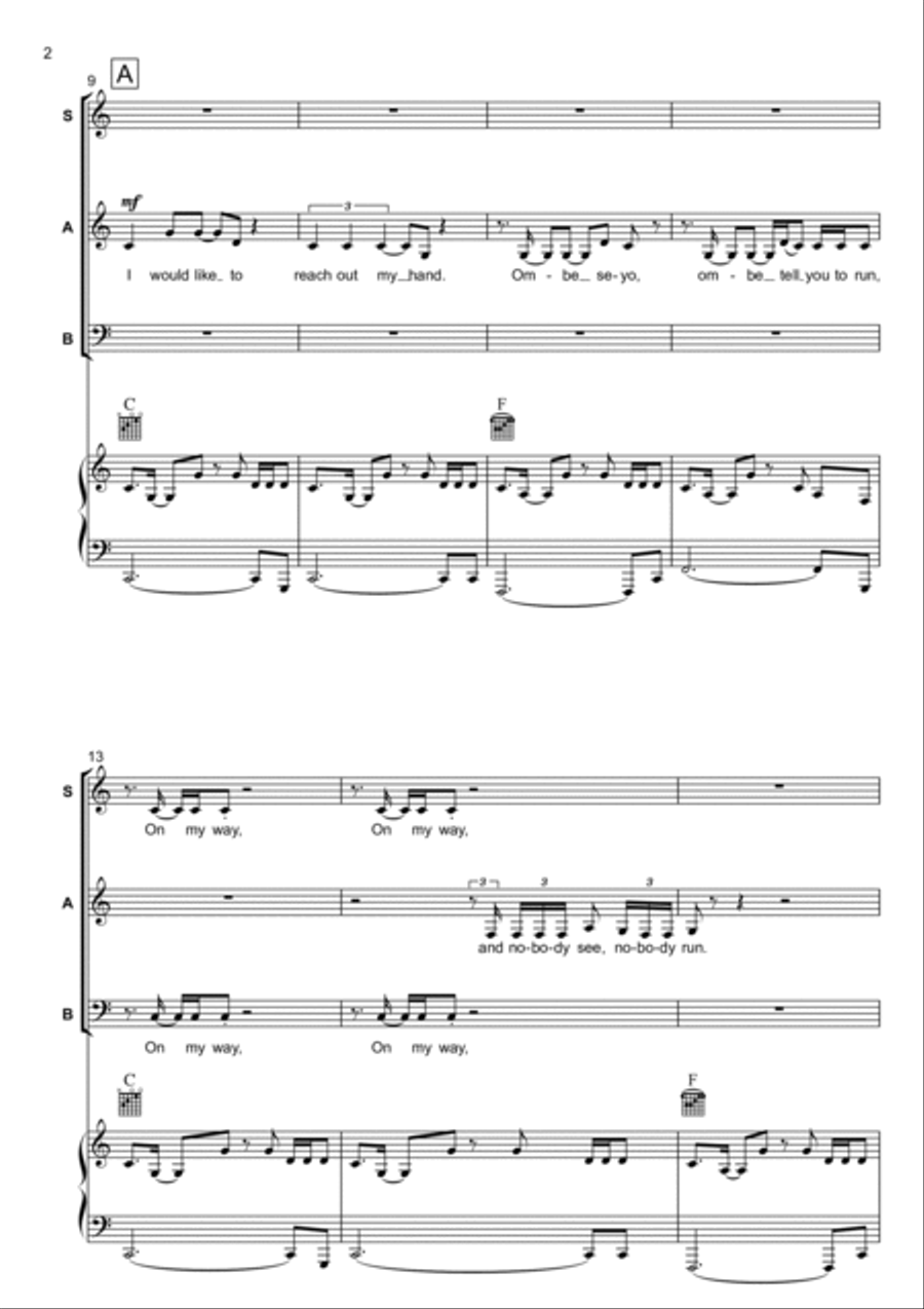 Send Me On My Way 3-Part scores gallery preview page 2
