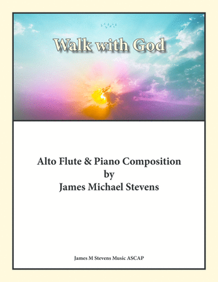 Book cover for Walk with God - Alto Flute & Piano