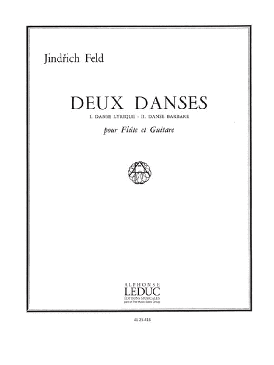 2 Danses (flute & Guitar) Flute Solo scores gallery preview page 1