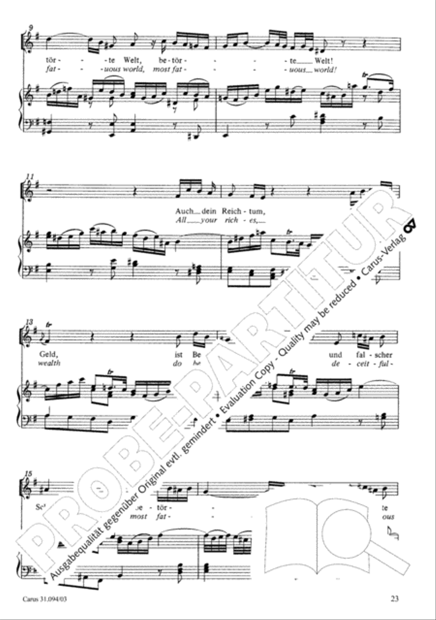 What has this world to give (Was frag ich nach der Welt) 4-Part scores gallery preview page 24