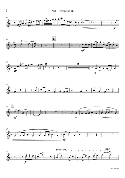 Still Still Still - Christmas song - 7 Parts - Brass Ensemble