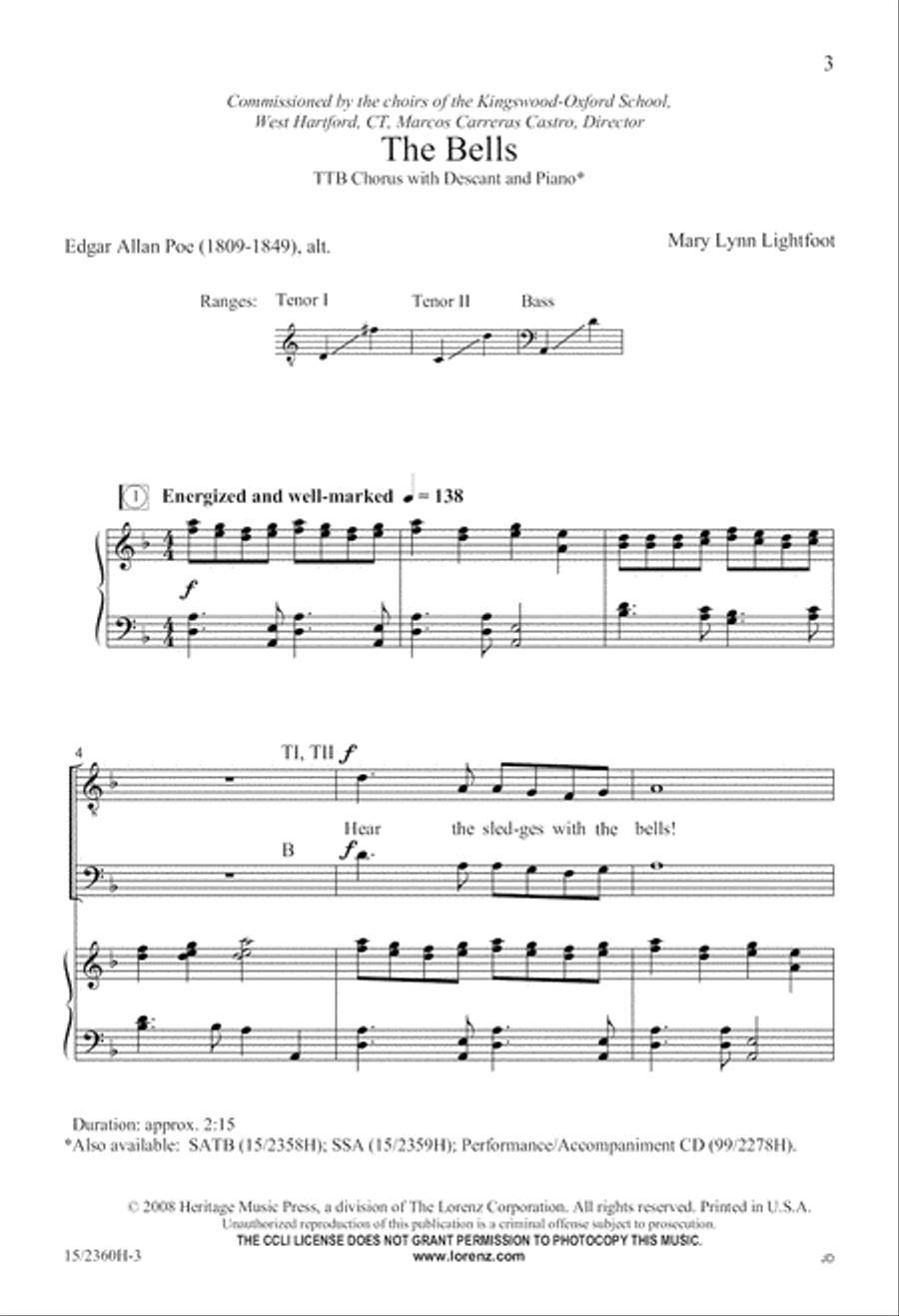 The Bells TTB scores gallery preview page 3