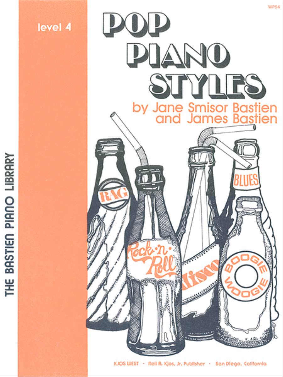 Pop Piano Styles, Level 4 Piano Method scores gallery preview page 1