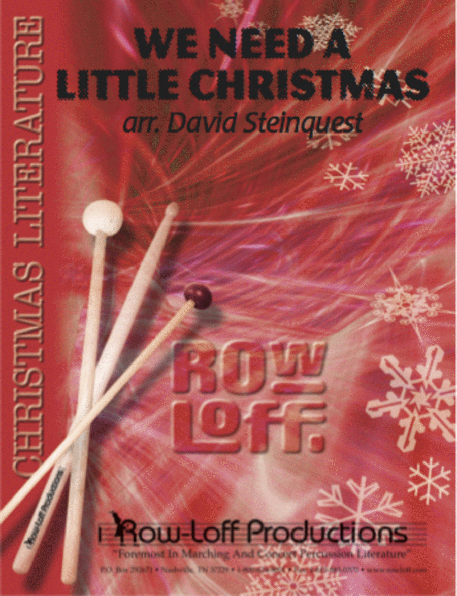 Book cover for We Need a Little Christmas