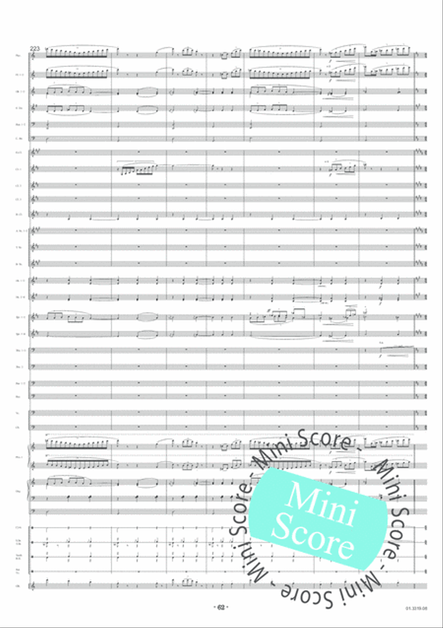 Feste Romane Concert Band scores gallery preview page 66