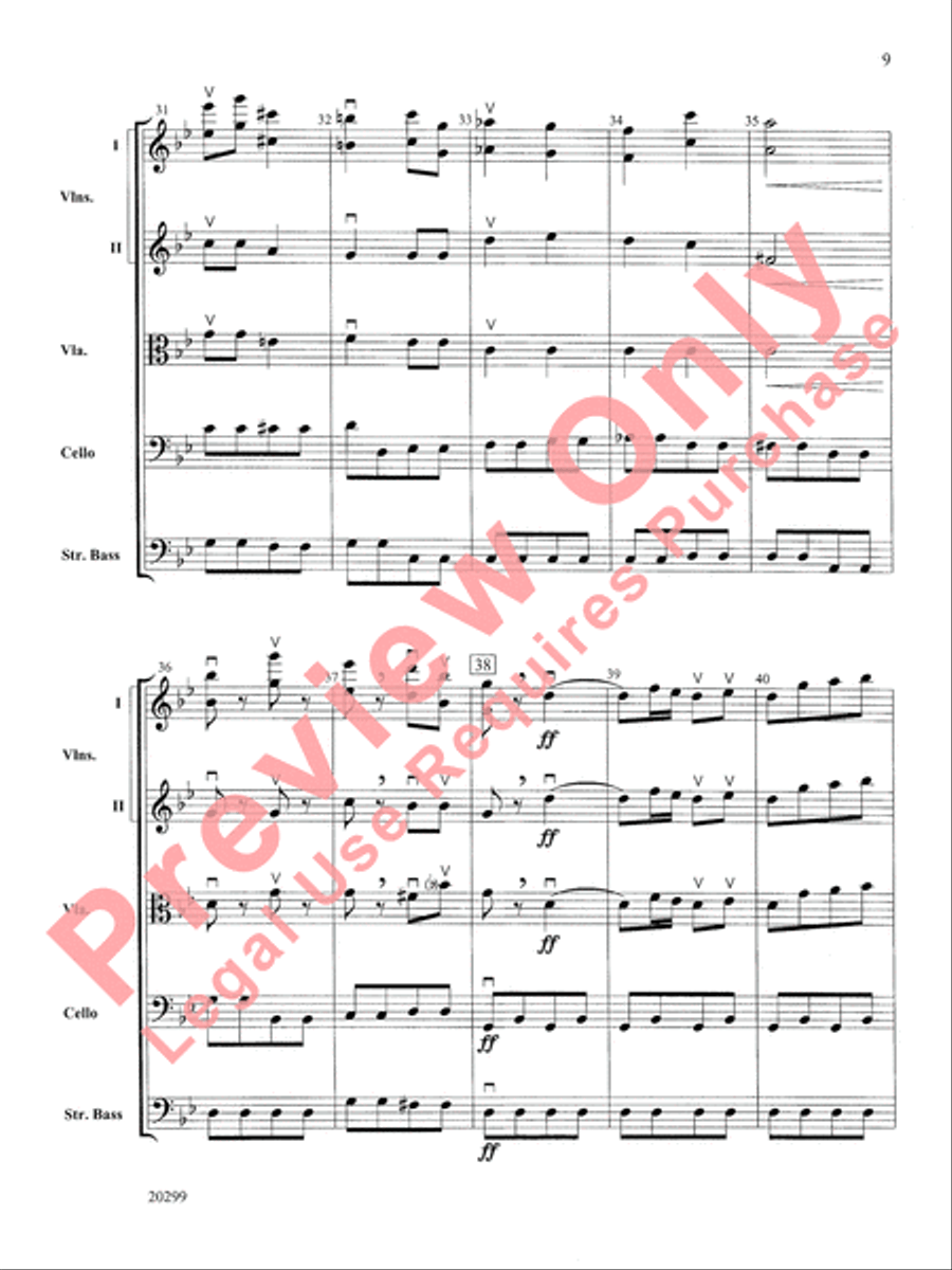 Pictures at an Exhibition, Selections from String Orchestra scores gallery preview page 10