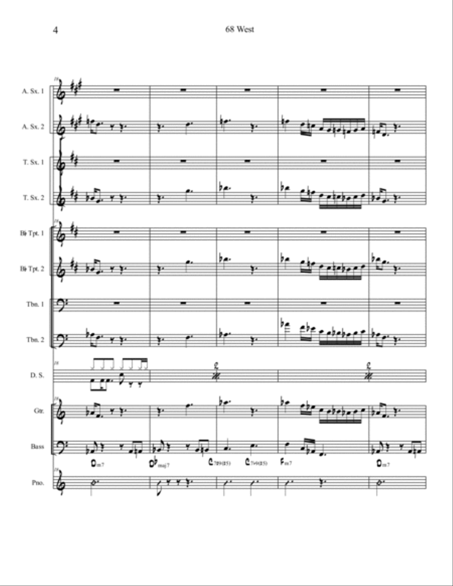 68 West 68 West Jazz Ensemble scores gallery preview page 5