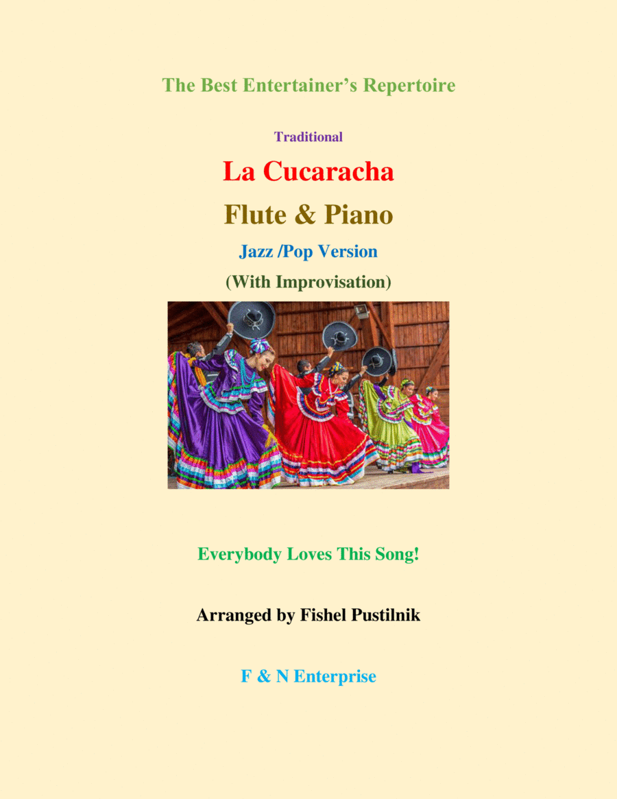 "La Cucaracha" (with Improvisation) for Flute and Piano-Video image number null