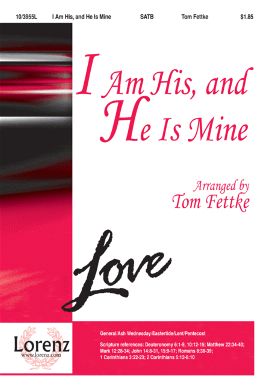 I Am His, and He Is Mine 4-Part scores gallery preview page 1