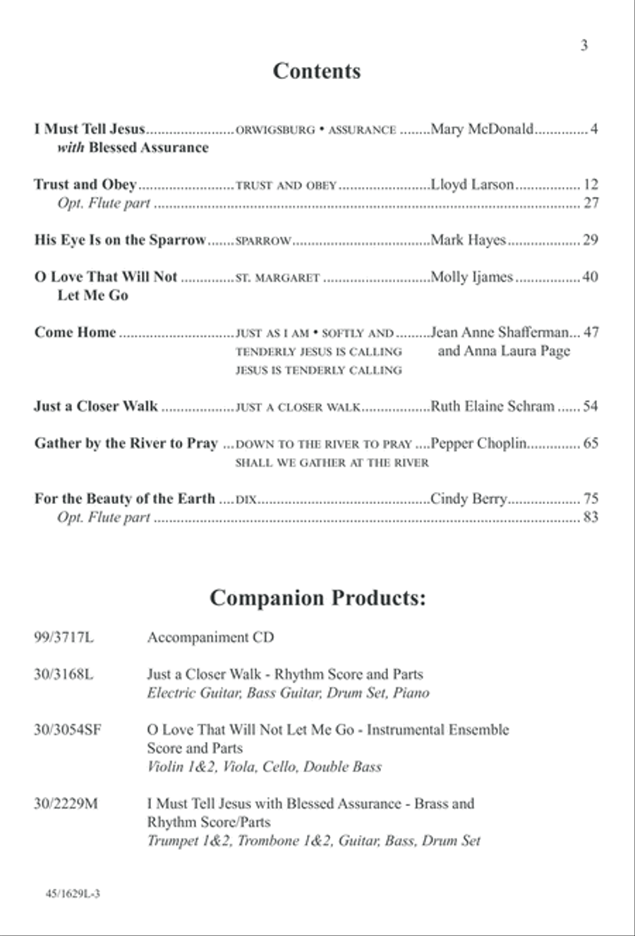 Hymns We Love to Sing, Vol. 2 3-Part scores gallery preview page 3