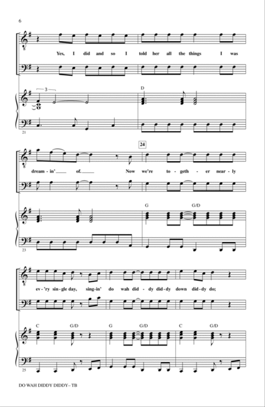Do Wah Diddy Diddy TB scores gallery preview page 4