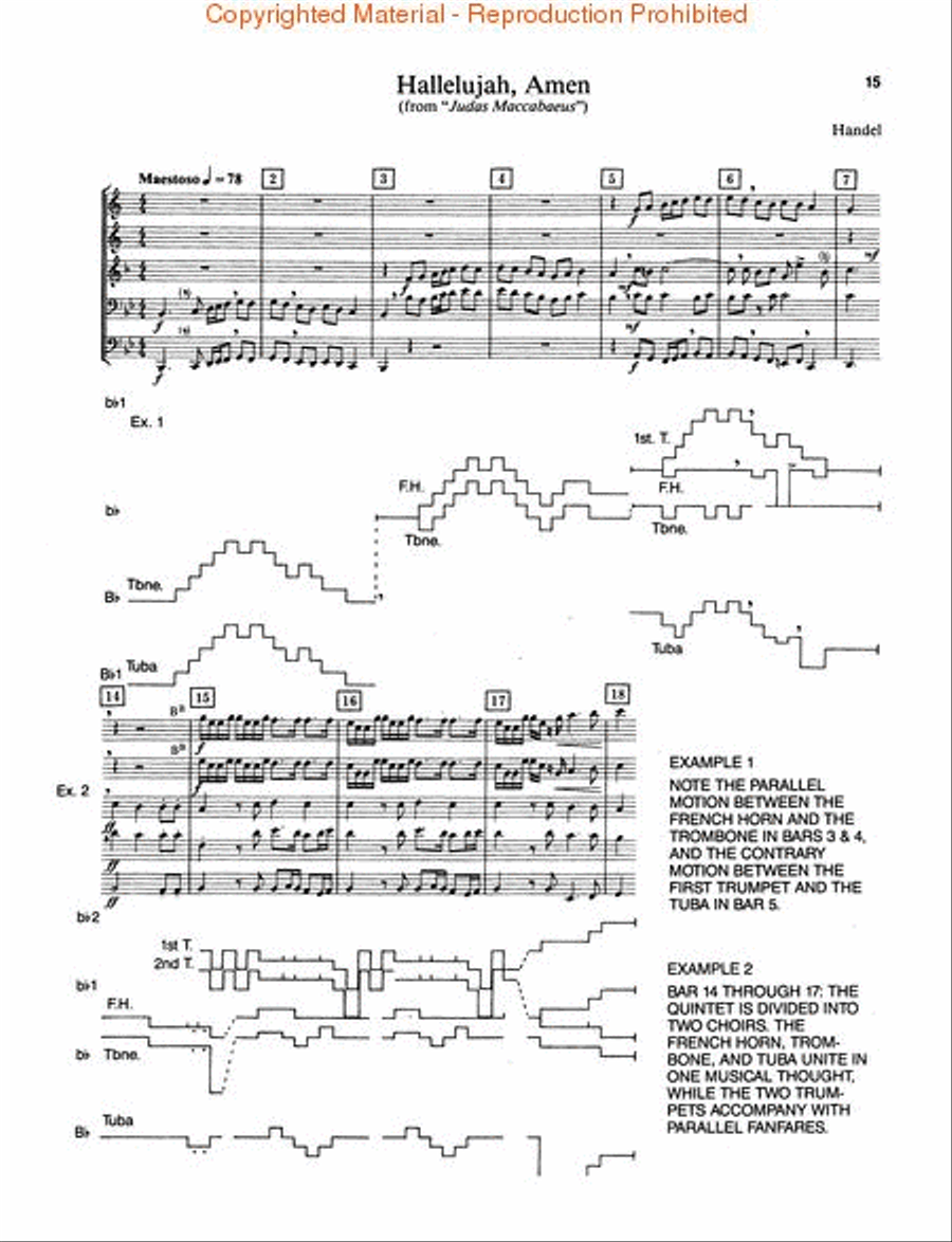 The Canadian Brass Book of Advanced Quintets Brass Quintet scores gallery preview page 3