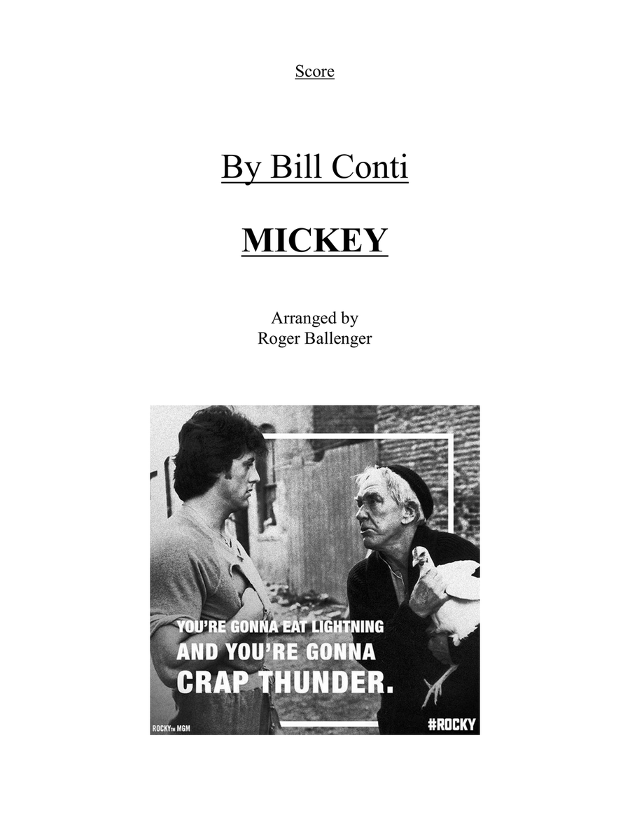 Mickey Mickey Woodwind Quintet scores gallery preview page 1