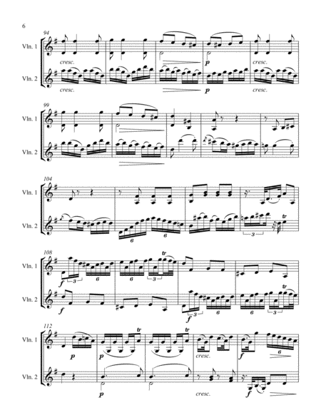 Duet Op. 5 in G III. Rondo