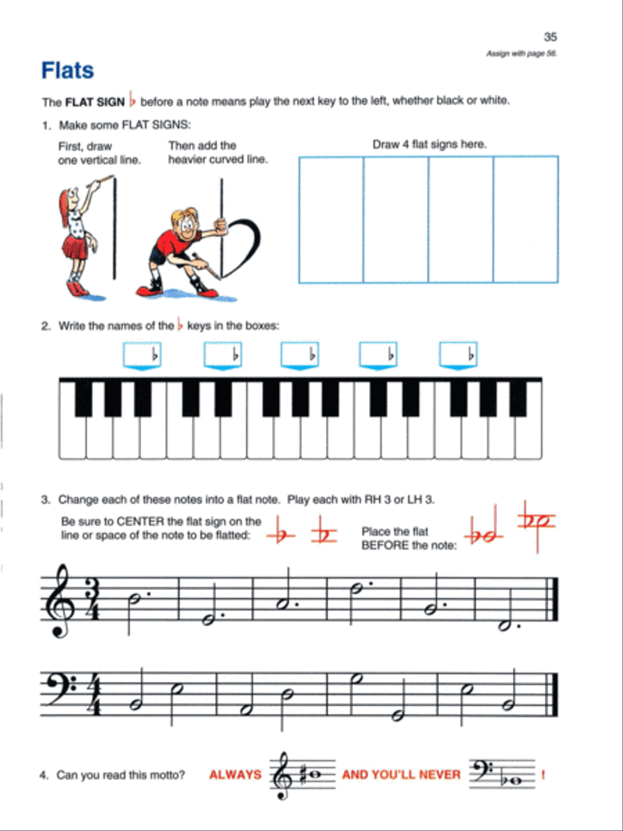 Alfred's Basic Piano Course Theory, Level 1A Piano Method scores gallery preview page 4