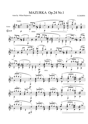 Mazurka Op.24 No.1