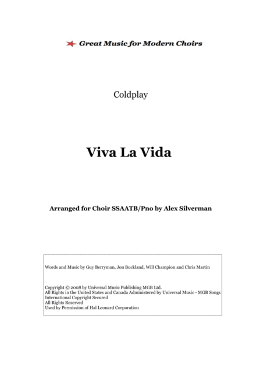 Viva La Vida Divisi scores gallery preview page 1