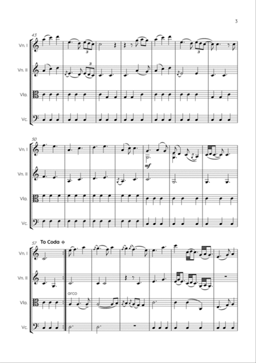 Cherry Wine Cherry Wine String Quartet scores gallery preview page 3