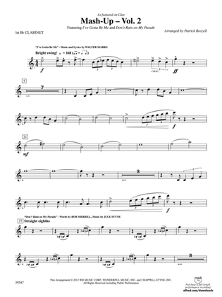 Mash-Up – Vol. 2: 1st B-flat Clarinet