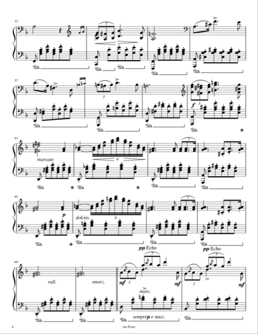 Schubert - Schwanengesang D. 957 No. 4 - For Piano Solo - Ständchen,Original Piano Solo scores gallery preview page 4