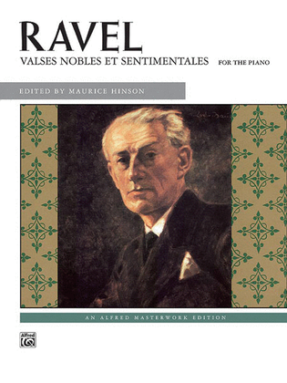 Book cover for Ravel -- Valses nobles et sentimentales