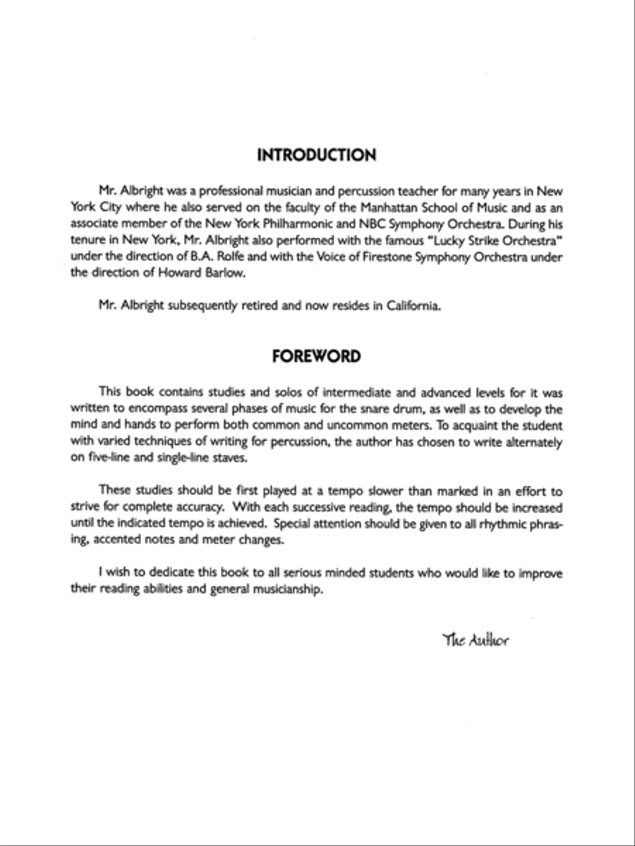 Polyrhythmic Studies for Snare Drum Percussion scores gallery preview page 13
