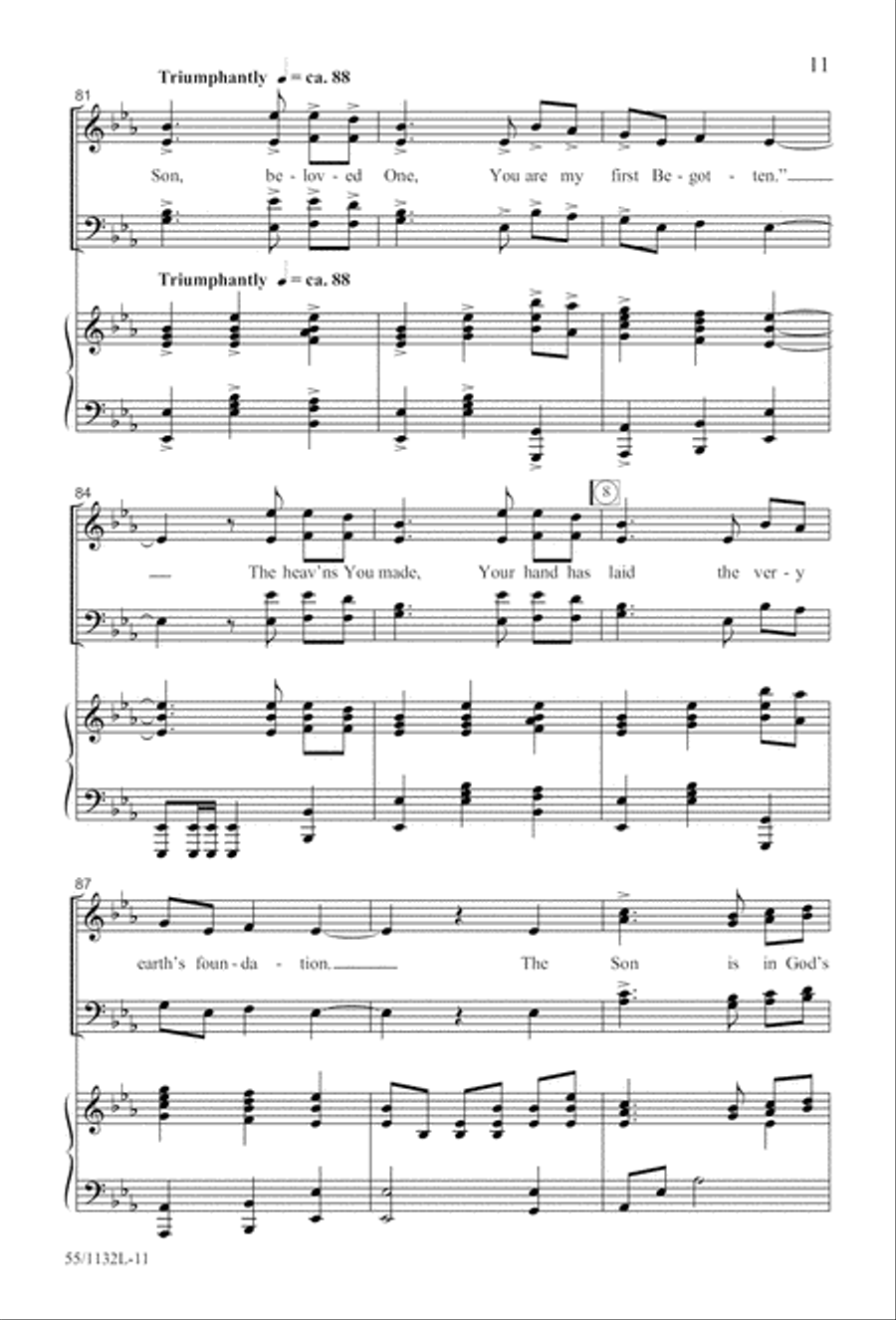 Journey to the Cross 4-Part scores gallery preview page 11