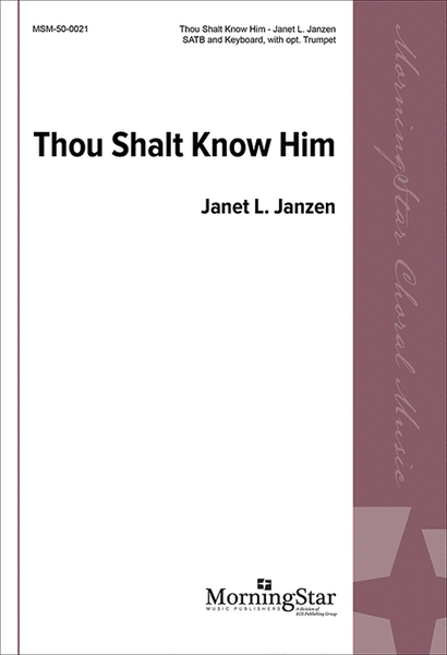 Thou Shalt Know Him (Choral Score) image number null