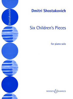 Book cover for 6 Children's Pieces