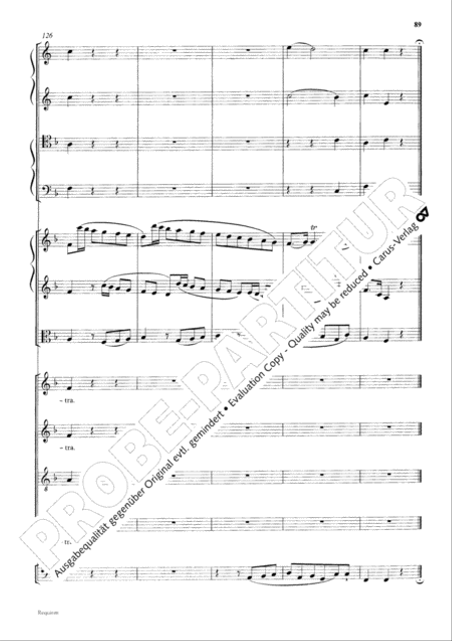 Requiem Requiem 4-Part scores gallery preview page 96
