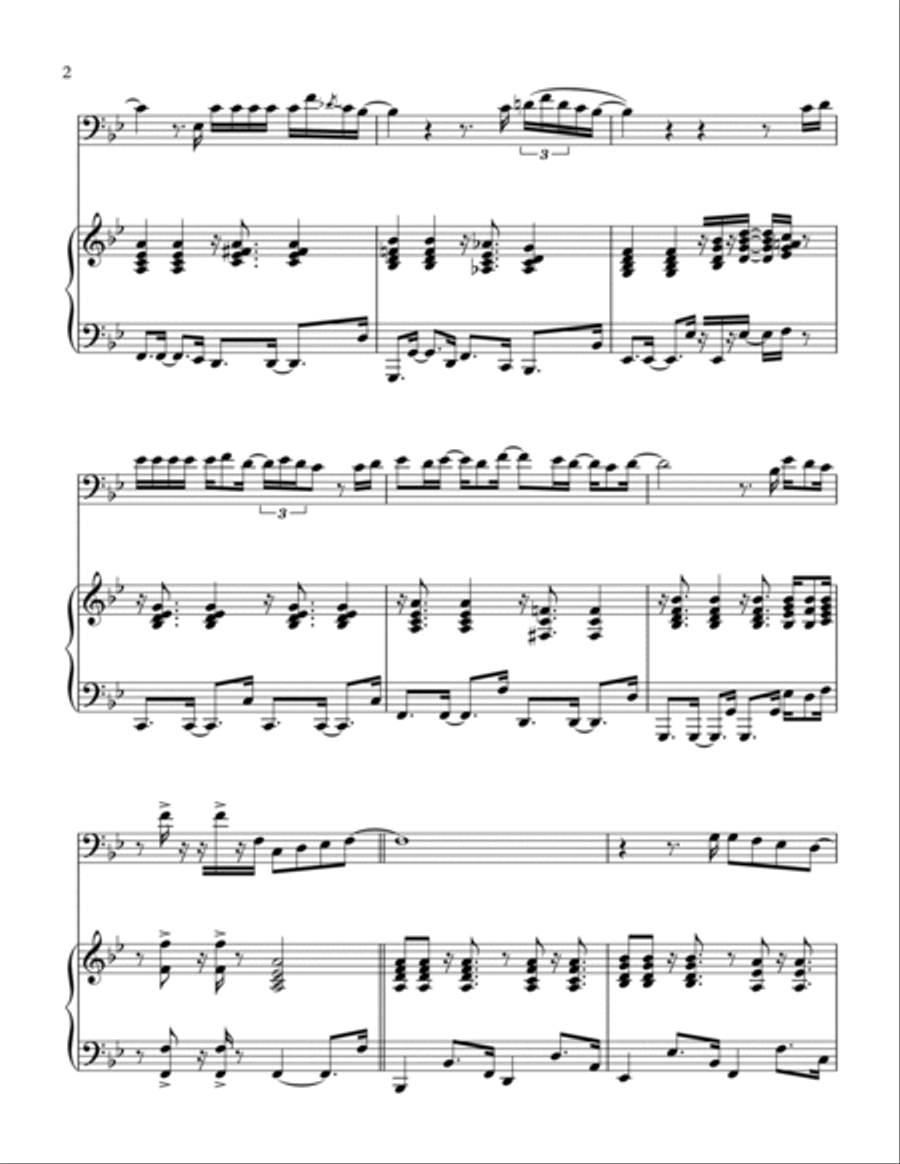 The Lady In Red Piano scores gallery preview page 3
