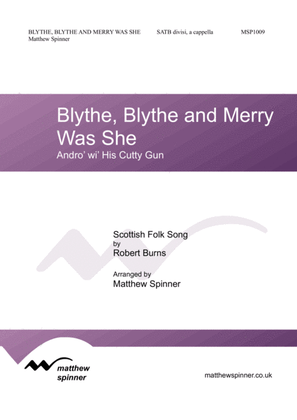 Blythe, Blythe and Merry Was She