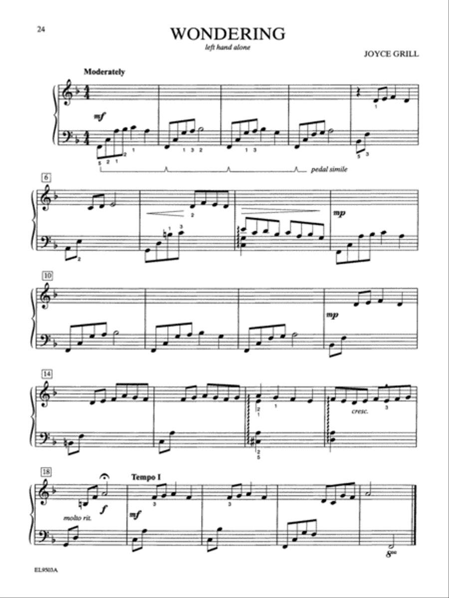 Left Alone -- Right On! Piano Solo scores gallery preview page 6
