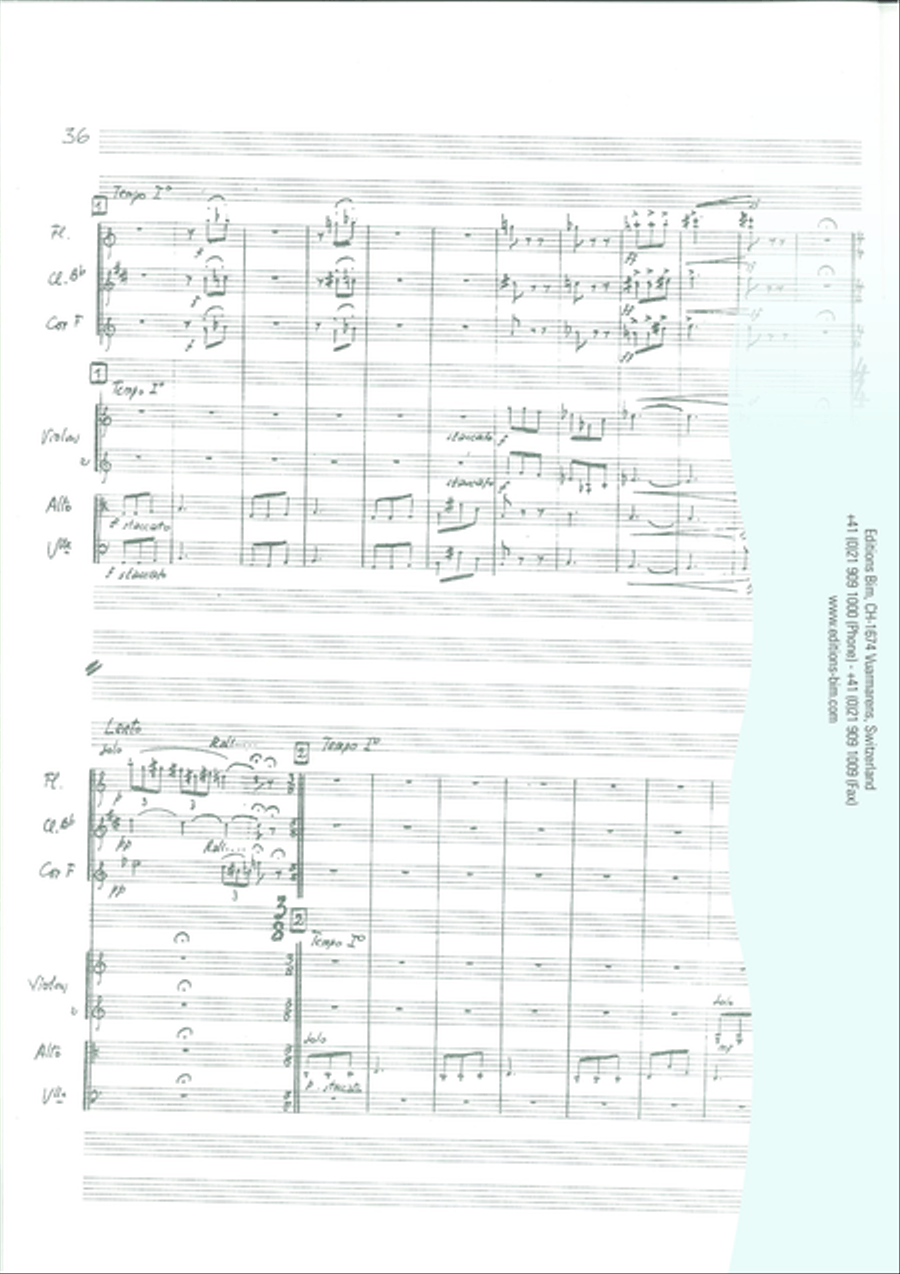 Septuor B-Flat Clarinet scores gallery preview page 5