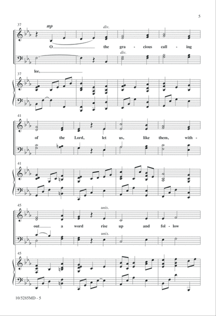 Dear Lord and Father Dear Lord and Father 4-Part scores gallery preview page 5