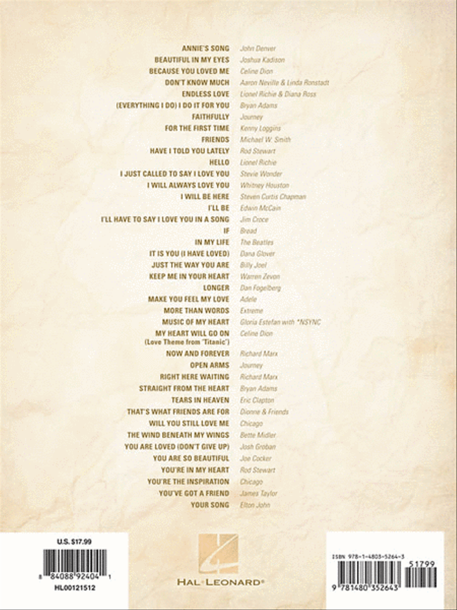 Songs from the Heart Songs from the Heart Piano, Vocal, Guitar scores gallery preview page 2