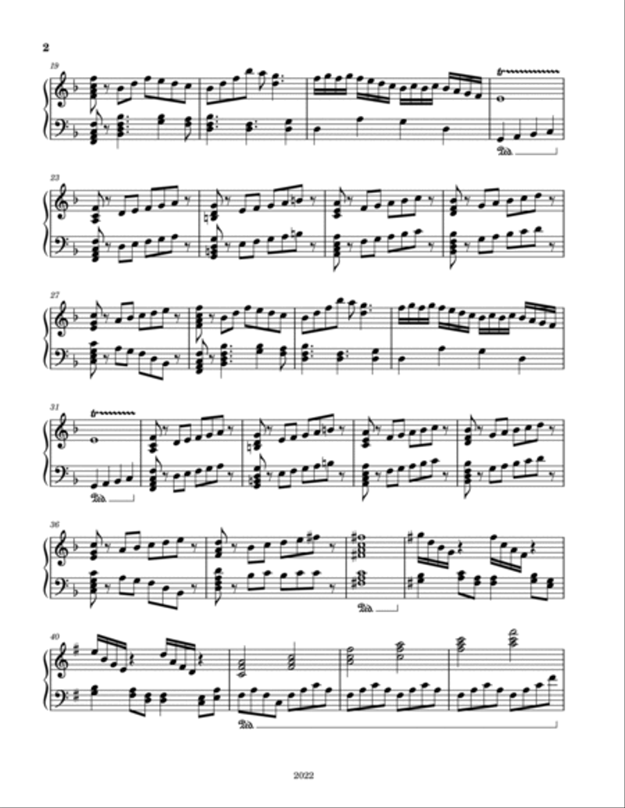 Piano Solo No. 4627a Piano Solo No. 4627a Piano Solo scores gallery preview page 2