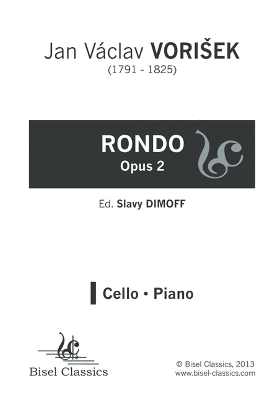 Rondo for Cello and Piano, Opus 2 Piano Accompaniment scores gallery preview page 3