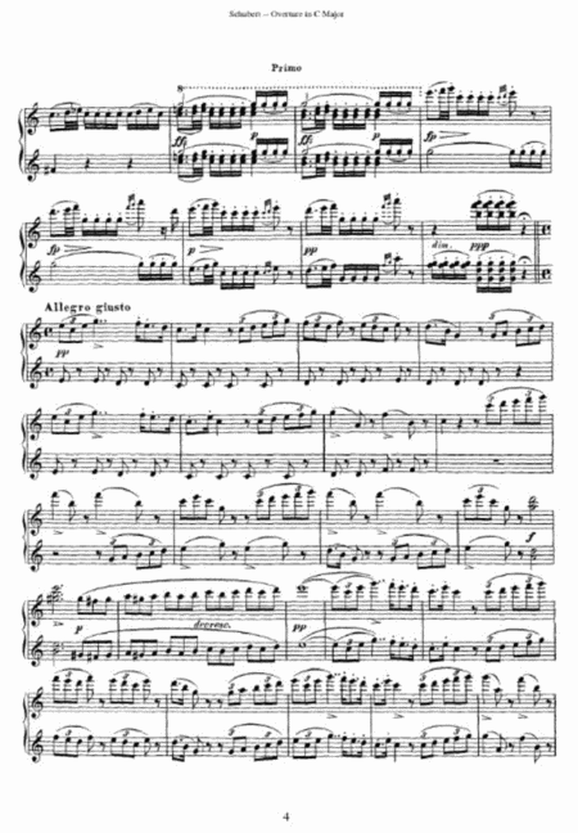 Schubert - Overture in C Major D. 597