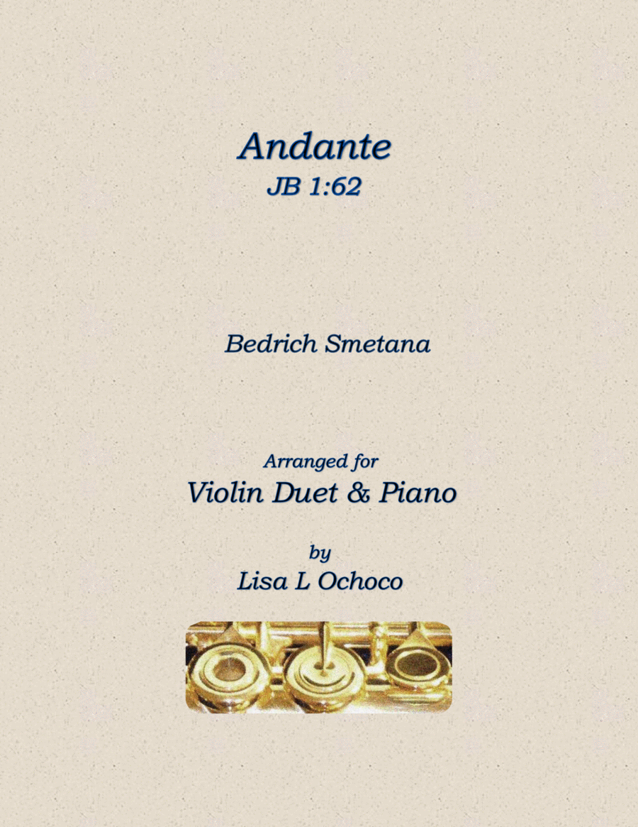 Andante JB 1:62 for Violin Duet and Piano image number null