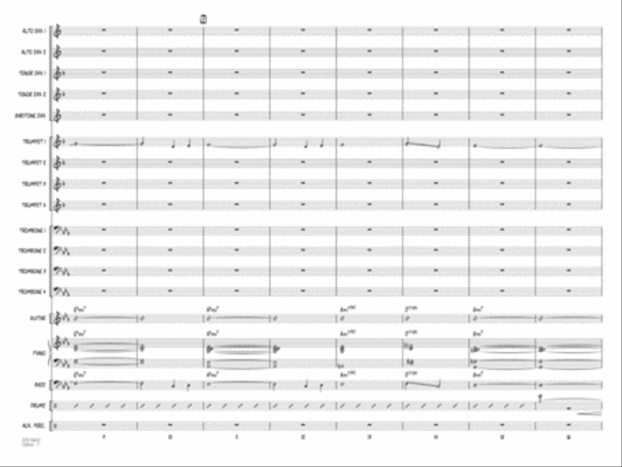 Ojítos (Little Eyes) - Conductor Score (Full Score) Jazz Ensemble scores gallery preview page 5