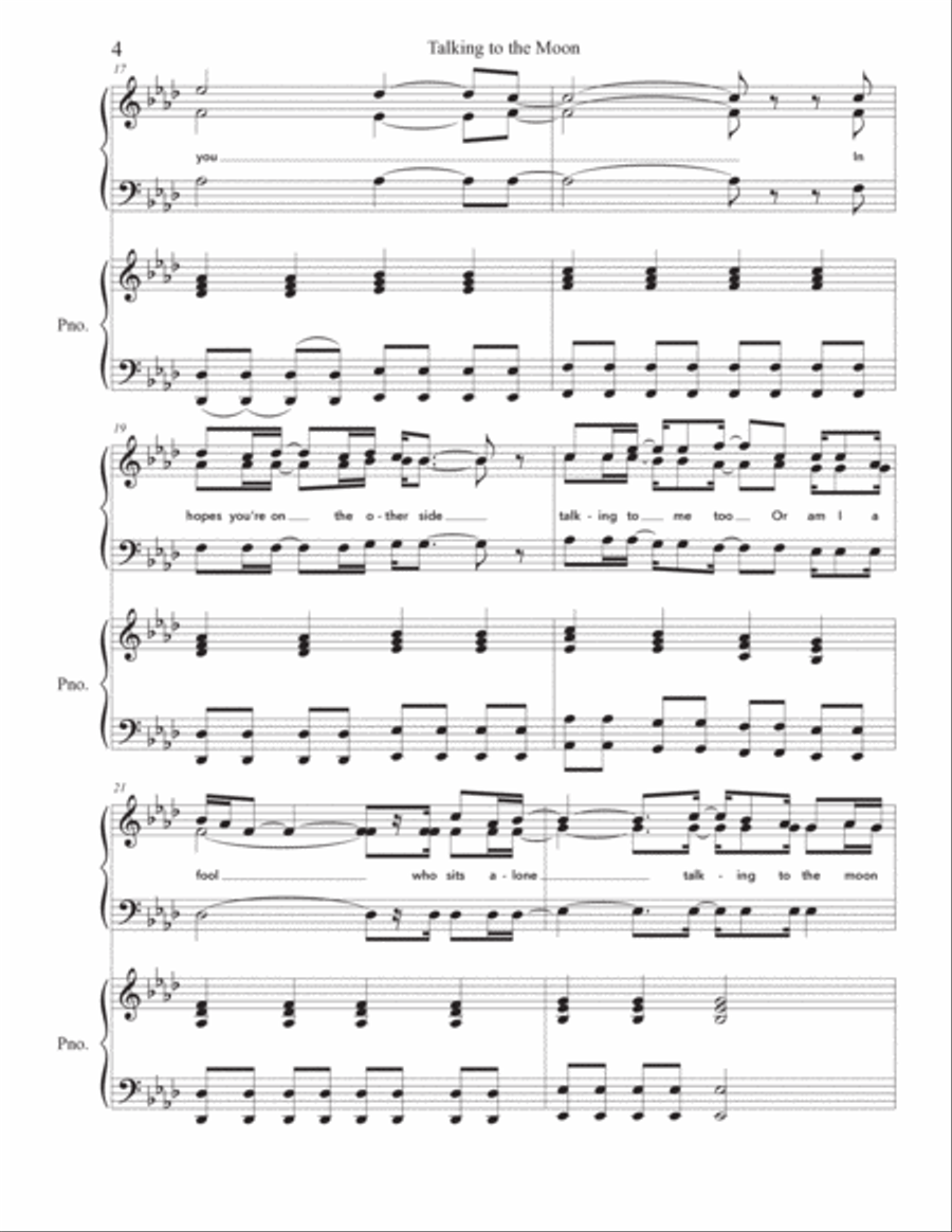Talking To The Moon 3-Part scores gallery preview page 4
